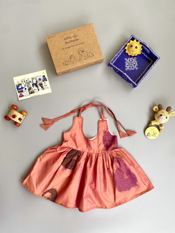 Newborn Baby Girl Cotton Dress (0-6 months) 1180