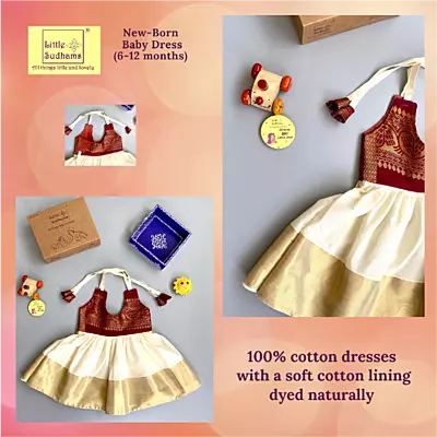 Newborn Baby Girl Dress 6107