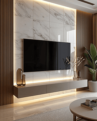 Living Room TV Backdrop