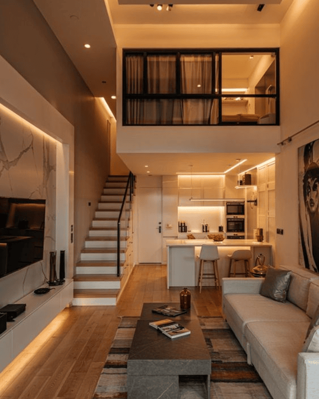 Loft Apartment Open Plan