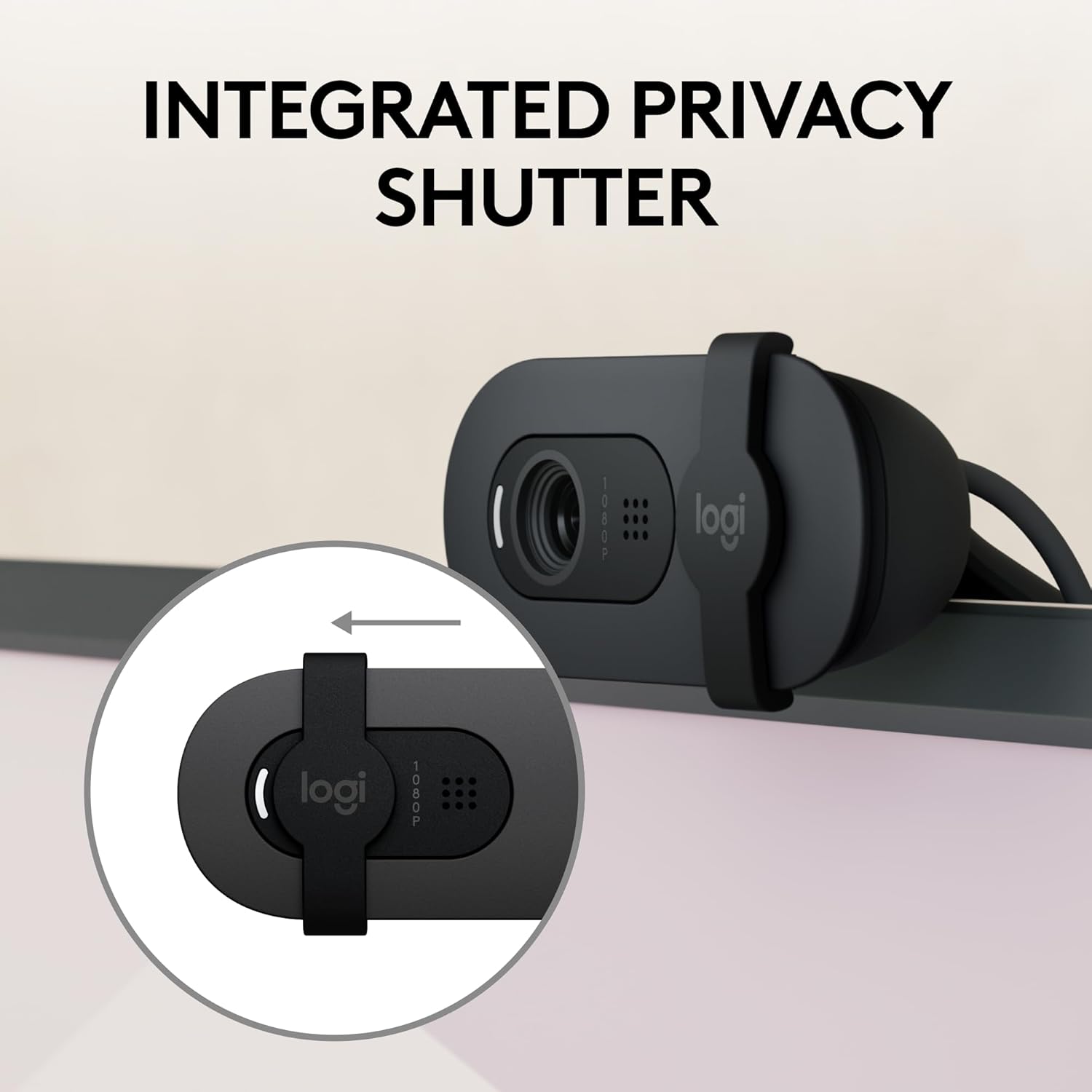 Logitech Brio 100 Full HD Webcam for Meetings and Streaming, Auto-Light Balance, Built-in Mic, Privacy Shutter, USB-A, for Microsoft Teams, Google Meet, Zoom and More- Graphite Logitech Brio 100 Full HD Webcam for Meetings and Streaming, Auto-Light Balance, Built-in Mic, Privacy Shutter, USB-A, for Microsoft Teams, Google Meet, Zoom and More- Graphite