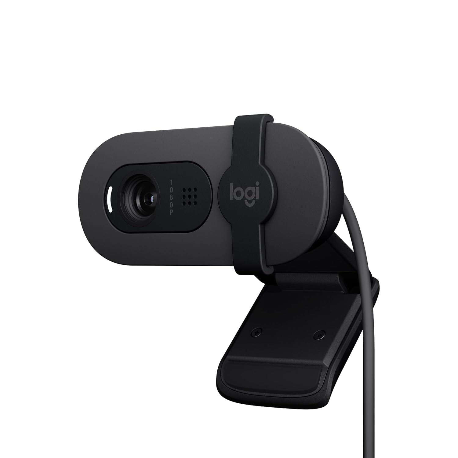 Logitech Brio 100 Full HD Webcam for Meetings and Streaming, Auto-Light Balance, Built-in Mic, Privacy Shutter, USB-A, for Microsoft Teams, Google Meet, Zoom and More- Graphite Logitech Brio 100 Full HD Webcam for Meetings and Streaming, Auto-Light Balance, Built-in Mic, Privacy Shutter, USB-A, for Microsoft Teams, Google Meet, Zoom and More- Graphite