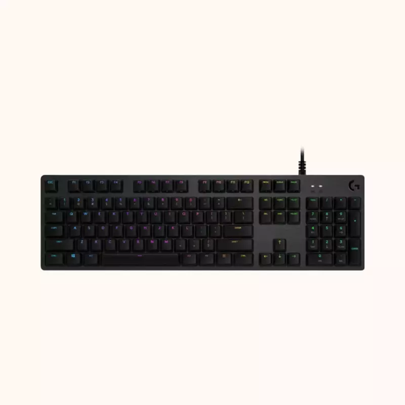 Logitech RGB Backlit Mechanical Wired Gaming Keyboard (Carbon) G 512