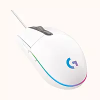 Logitech Light Sync Wired Gaming Mouse, G203, White