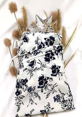 Soft Cotton Long Prayer Dress with Pouch