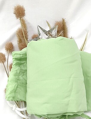 Soft Cotton Long Prayer Dress with Pouch