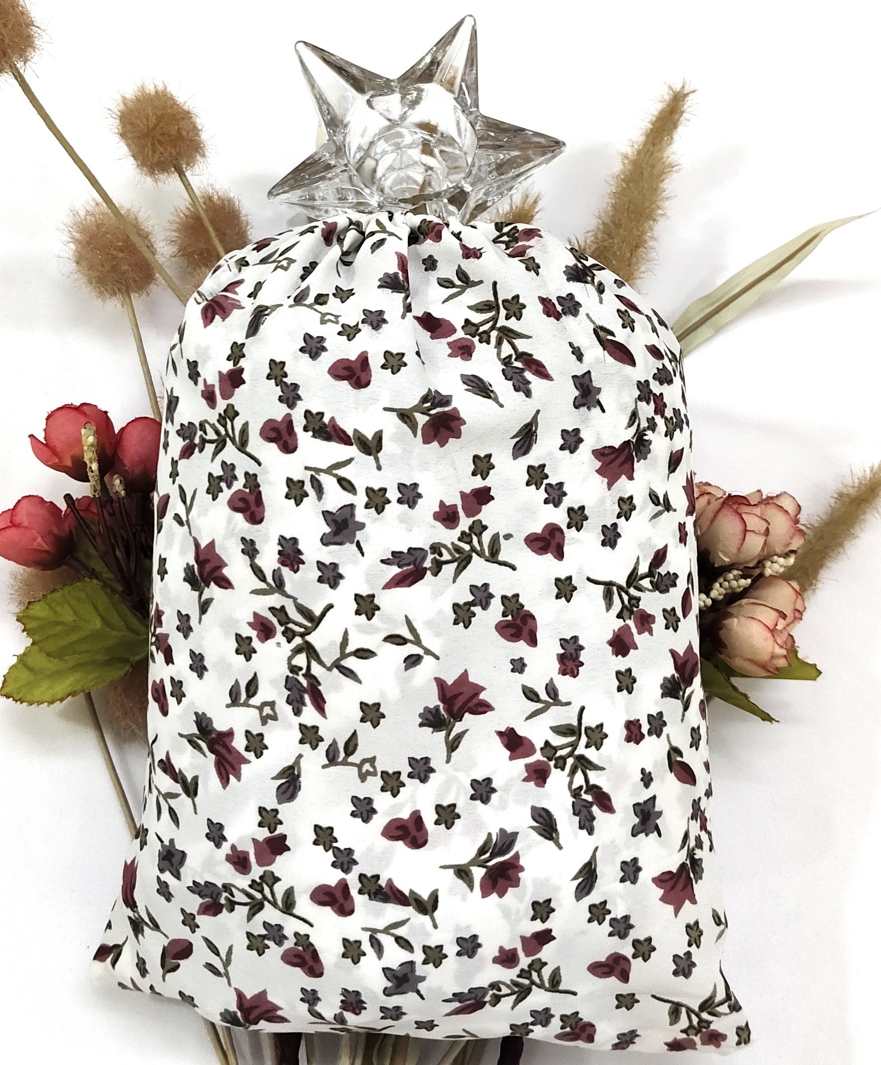 Soft Cotton Long Prayer Dress with Pouch