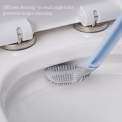 Golf Head Toilet Brush Cleaner Brush 360° Flexible Deep Cleaning Golf Head Toilet Brush Cleaner Brush 360° Flexible Deep Cleaning