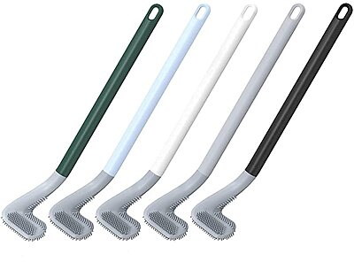 Golf Head Toilet Brush Cleaner Brush 360° Flexible Deep Cleaning Golf Head Toilet Brush Cleaner Brush 360° Flexible Deep Cleaning