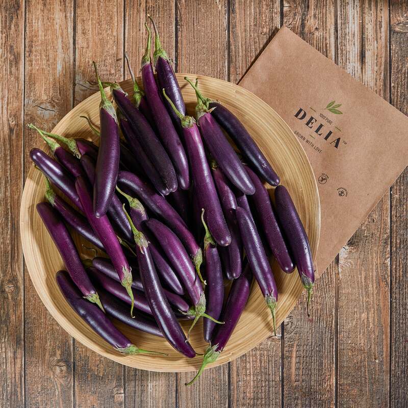 Long Brinjal 250gms - Delia