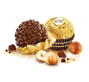 Loose Ferror Rocher Hazelnut and Milk Chocolate 1 Pcs Loose Ferror Rocher Hazelnut and Milk Chocolate 1 Pcs