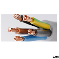 1.0sqmm Flexible House Wires (FR GREY Color - 30 meters Coil) - Sha360