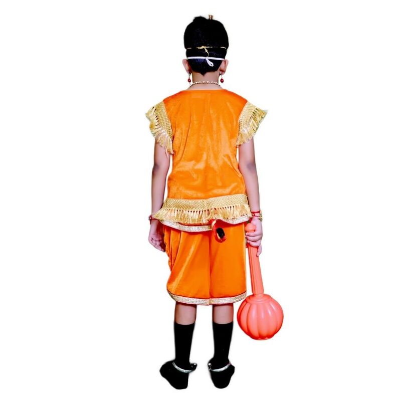 Lord Hanuman Fancy Dress Costume Orange Lord Hanuman Fancy Dress Costume Orange
