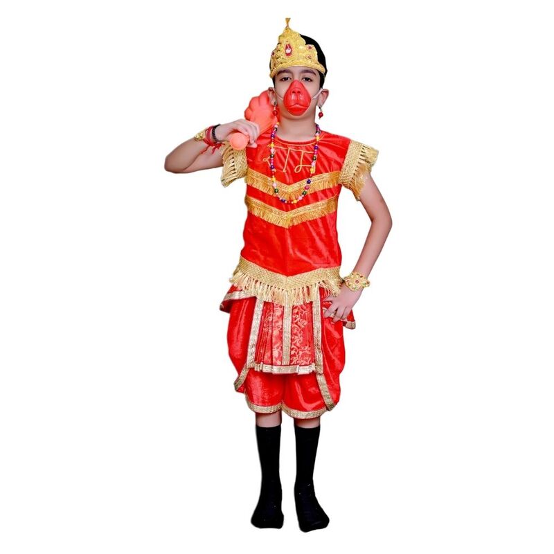Lord Hanuman Fancy Dress Custome Red