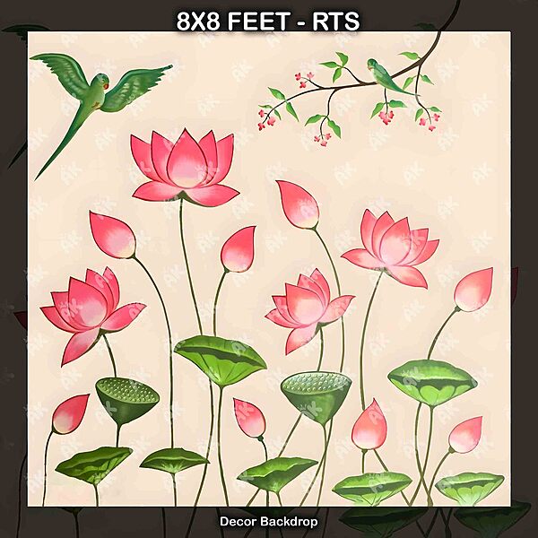 Lotus Parrot Pichwai RTS