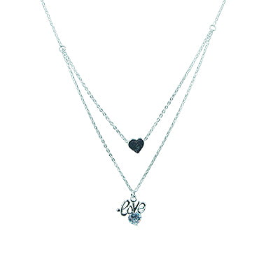 Layered Chain - Love Text