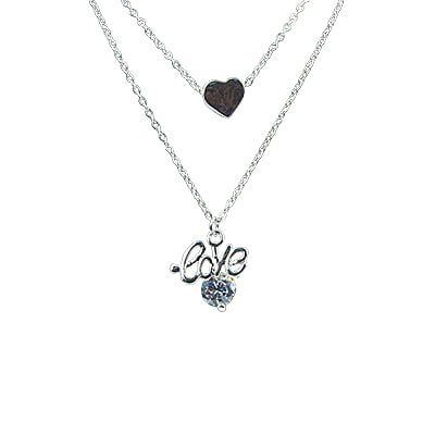 Layered Chain - Love Text