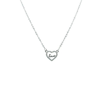 Single Layered Chain - Love Text 2