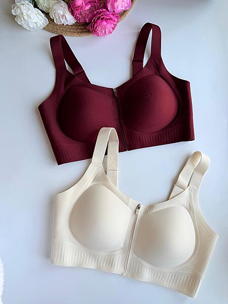 Luna Front Zip Bra