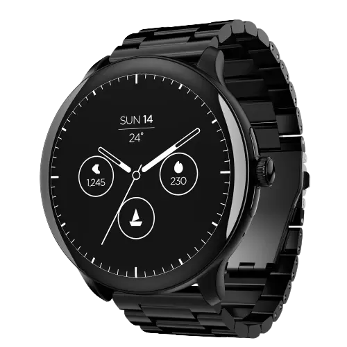 boAt Lunar Connect Pro Smartwatch Metallic Black
