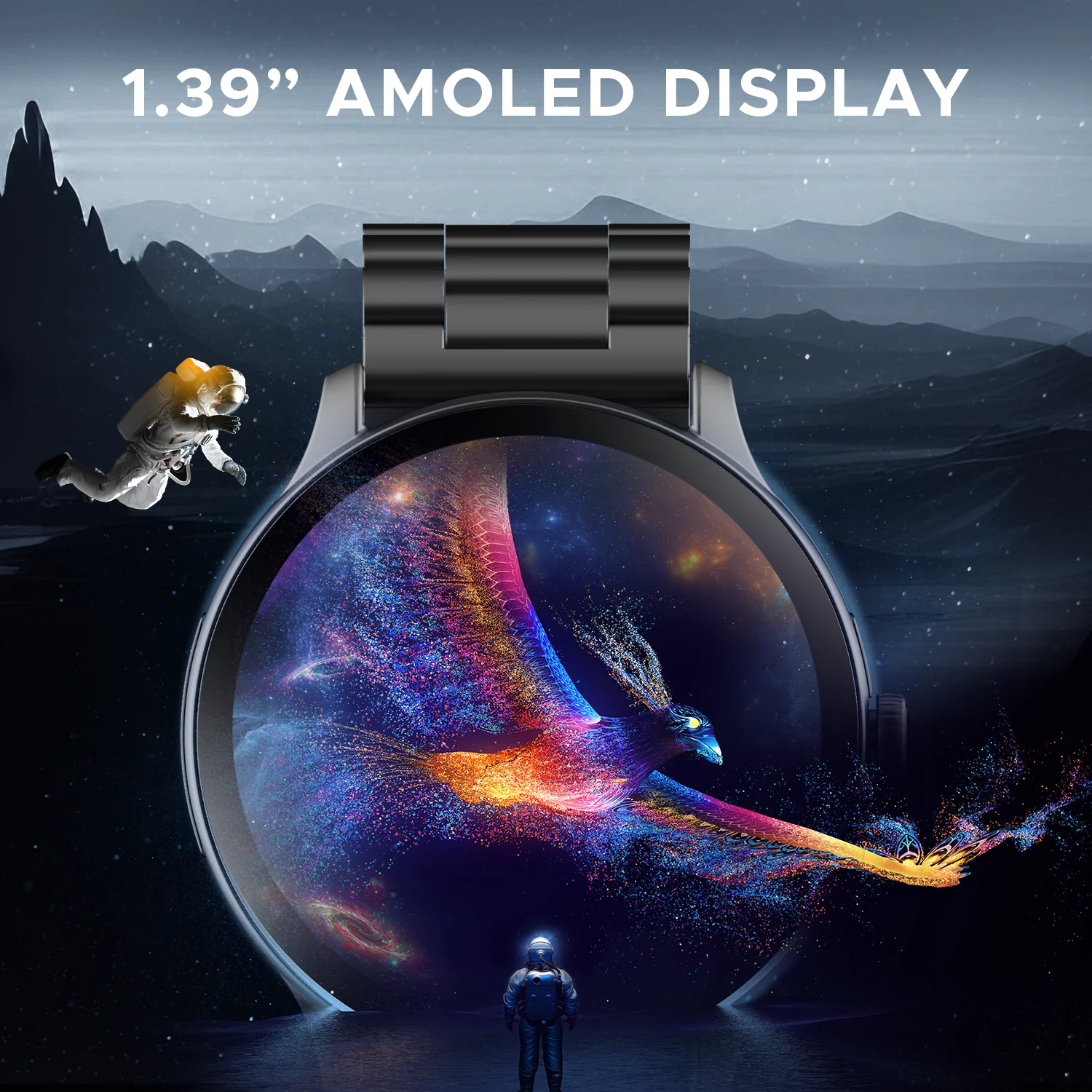 boAt Lunar Connect Pro Smartwatch Metallic Black