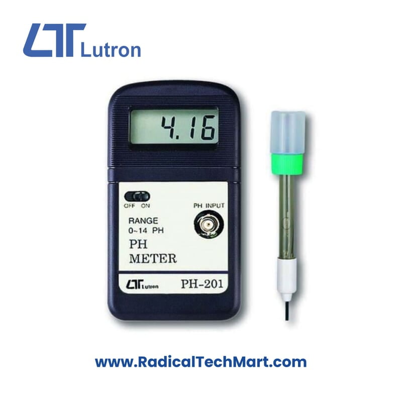 Lutron PH-201 Economical Digital PH Meter for Lab and Industrial Use