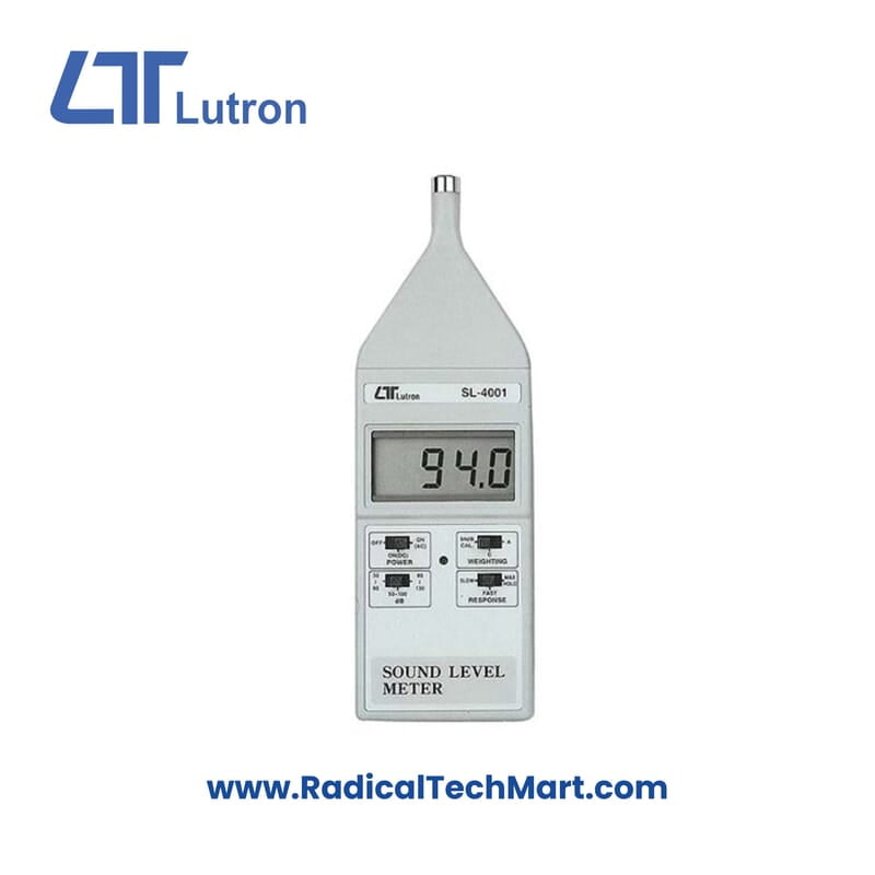 Lutron SL-4001 Electronic Sound Level Meter with LCD Display and A/C Weighting