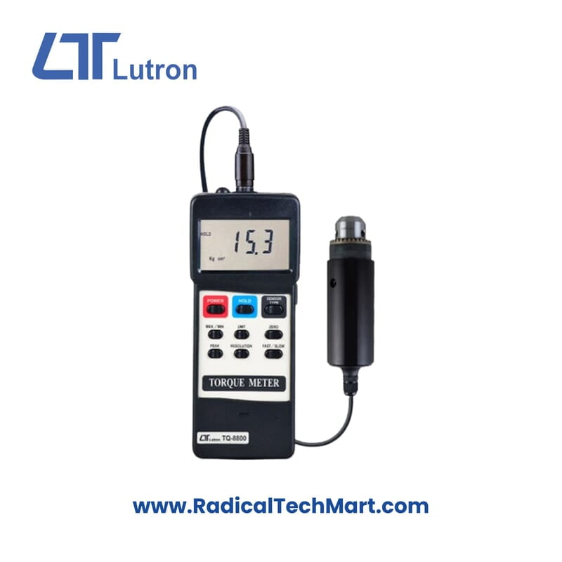 Lutron TQ-8800 Digital Torque Meter with 15 Kg-cm Probe