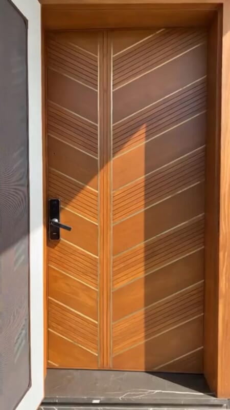 Elegant HDHMR Profile Door with Deco Paint Finish