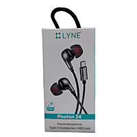 Lyne Photon 34 Wired Earphones – Clear Stereo Sound | In-Ear Design | Music & Calls