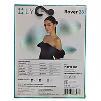 Lyne Rover 28 Wireless Bluetooth Neckband – Stereo Sound | Comfortable Fit | Music & Calls