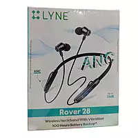 Lyne Rover 28 Wireless Bluetooth Neckband – Stereo Sound | Comfortable Fit | Music & Calls