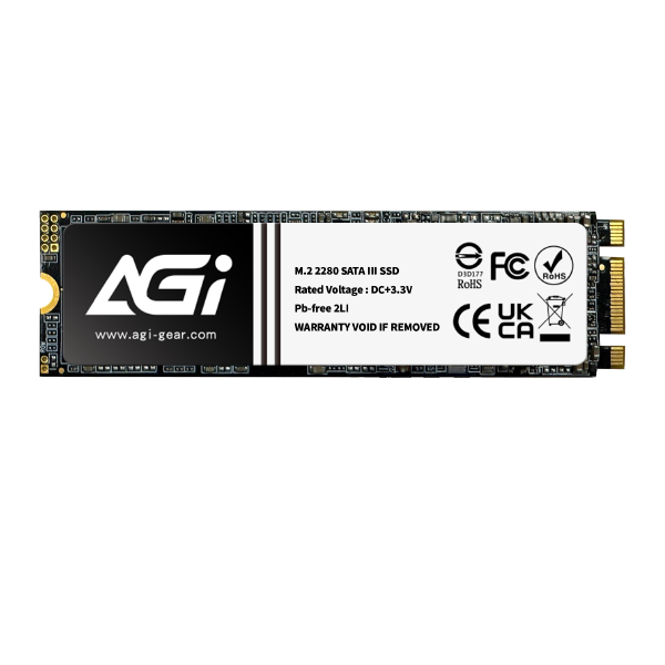 AGI M.2 SATA SSD, AI238-512 GB