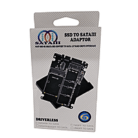 M.2 NGFF or mSATA SSD to SATA III Adapter – Convert M.2 to SATA | Easy Installation