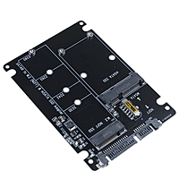 M.2 NGFF or mSATA SSD to SATA III Adapter – Convert M.2 to SATA | Easy Installation