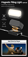 neQra M05-AI-PRO-3 Axis Gimbal Stabilizer for Smartphone AI Tracking Camera Fill Light Full Func. Remote 7 Shooting Modes Extension Rod and Tripod. Best for for YouTube Insta Travel Action Adventure