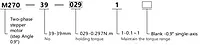 SiRON M270-39 Series Two-phase Stepper Motor