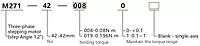 SiRON M271-42 Series Three-phase Stepper Motor