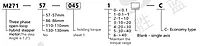 SiRON M271-C Series Three-phase Open-loop Hybrid Stepper Motor