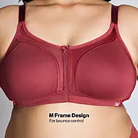 Nykd By Nykaa Everyday Cotton M-Frame Bounce Control Non-Padded Non-Wired Bra NYB101
