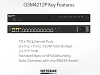 Netgear AV Line M4250 GSM4212P Netgear AV Line M4250 GSM4212P