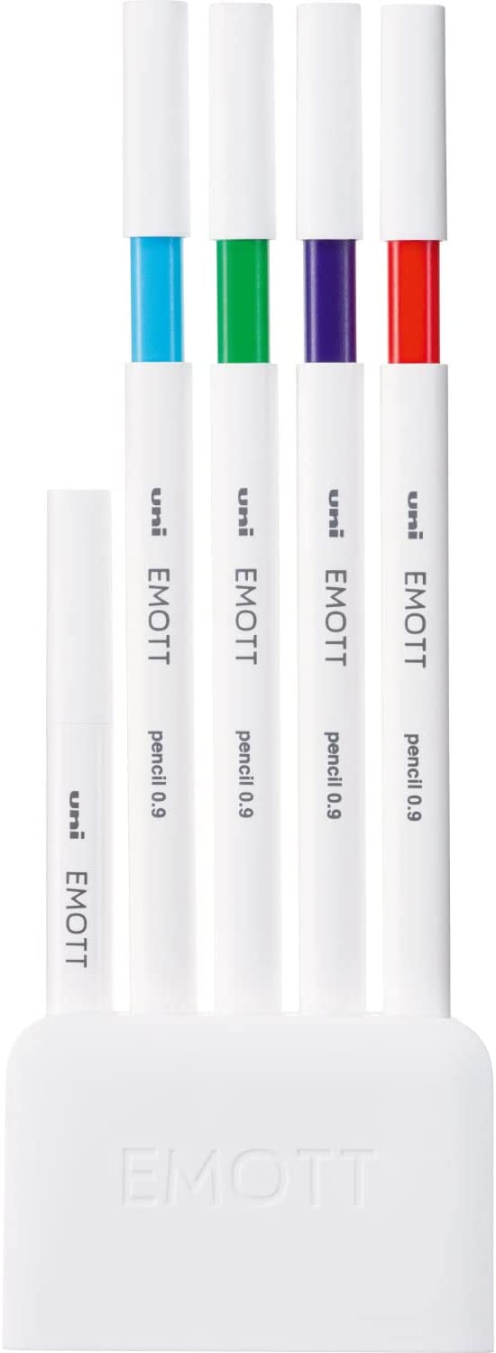 Uni-ball Emott Pencil 0.9 4 Colors No.1 Refreshing Color