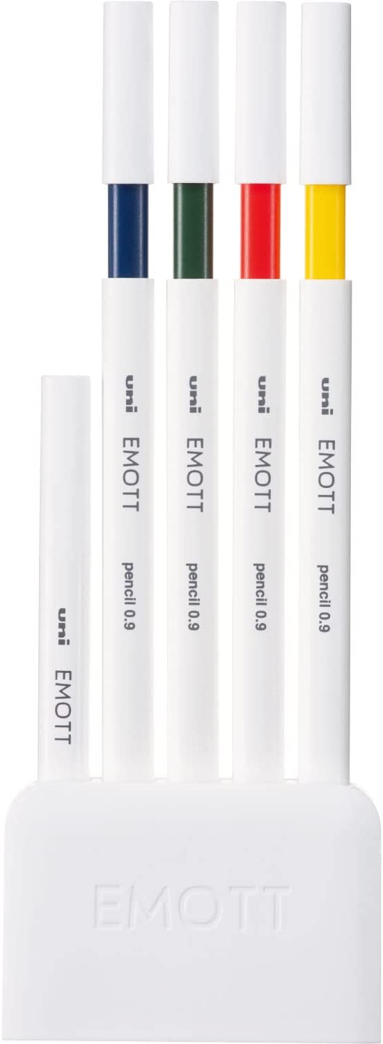 Uni-ball Emott Pencil 0.9 4 Colors No.3 Nostalgic Color