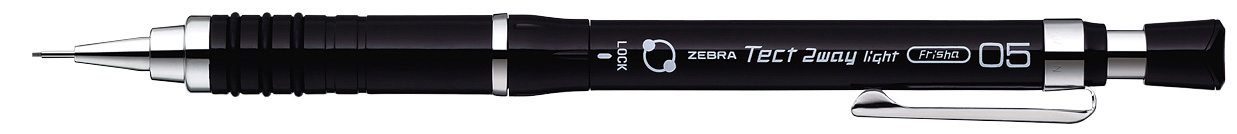 Zebra Tect 2 Way Light Mechanical Pencil 0.5 Black