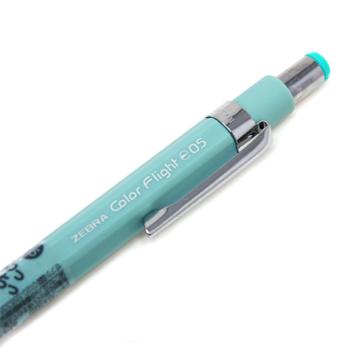 Zebra Color Flight Mechanical Pencil Pastel Mint Green 0.5