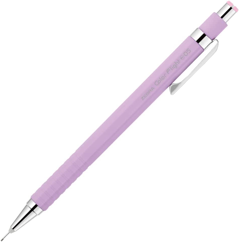 Zebra Color Flight Mechanical Pencil Pastel Violet 0.5