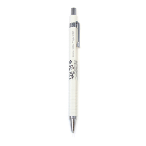 Zebra Color Flight Mechanical Pencil Pastel White 0.5
