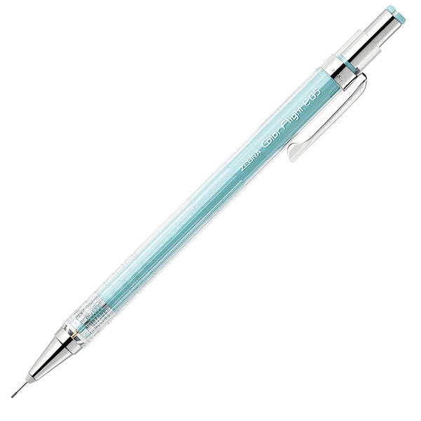 Zebra Color Flight Mechanical Pencil Inner Color Aqua Blue 0.5