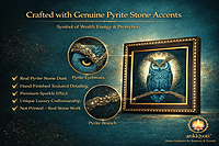 Owl — Pyrite Photo Frame Owl — Pyrite Photo Frame