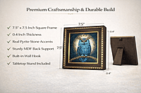 Owl — Pyrite Photo Frame Owl — Pyrite Photo Frame